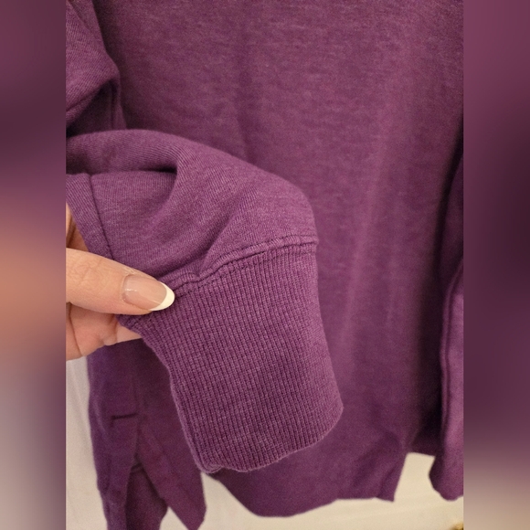 Kersh Violet Purple Crewneck Cotton Pullover Sweater, Small Oversized, BNT - Picture 6 of 6